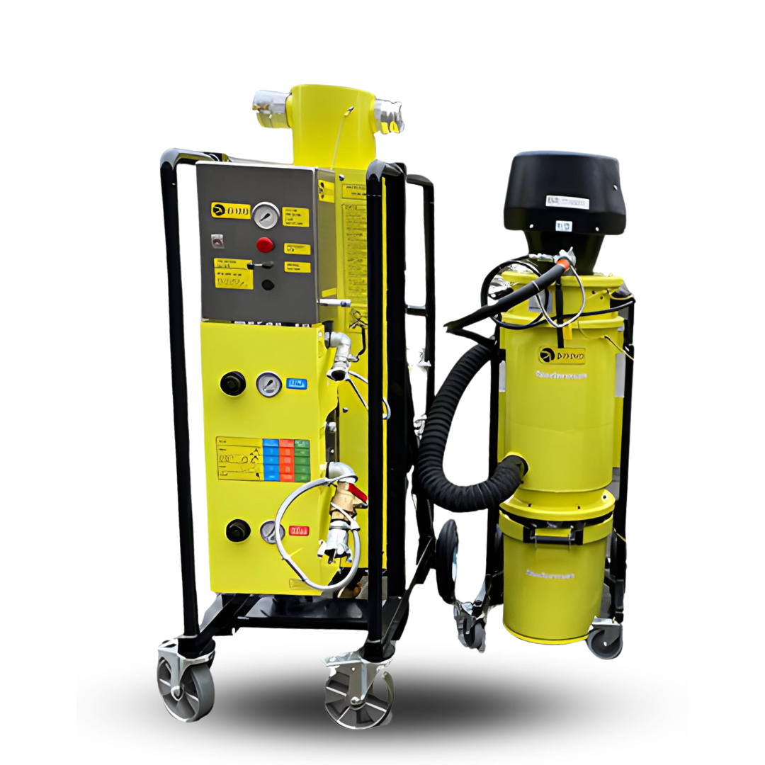 Vacuum blasting machine